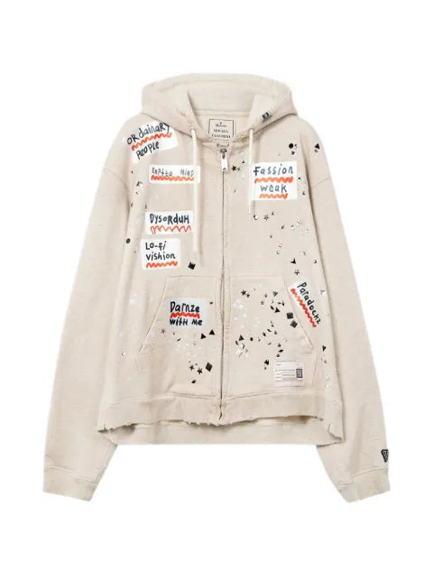 Maison MIHARA YASUHIRO zip-up hoodie
