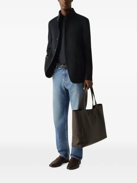 Zegna navy-blue oasi-cashmere Il Conte jacket