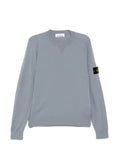 Stone Island logo-patch raglan-sleeve sweater