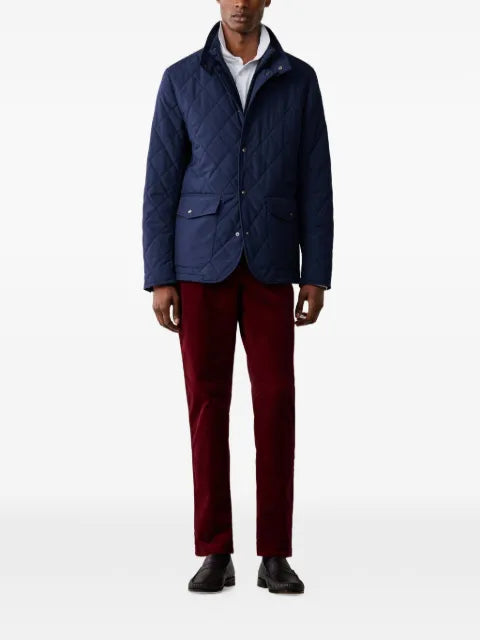 Hackett London Paddock diamond-quilted jacket