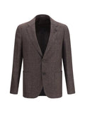 Lardini single-breasted checked blazer