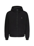 Calvin Klein Jeans logo-embroidered hooded jacket