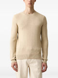 Trussardi textured-knit crew-neck sweater