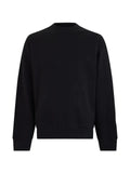 BOSS logo-patch ribbed-trim sweater
