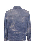 Emporio Armani distressed-effect denim jacket