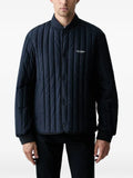 Armani Exchange quilted logo-print jacket