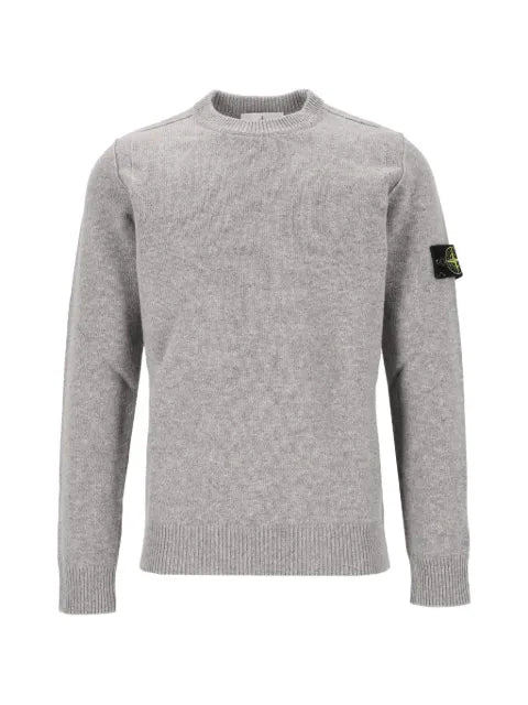 Stone Island 5100072 LAMBSWOOL Regular-fit crewneck jumper with ribbed trims