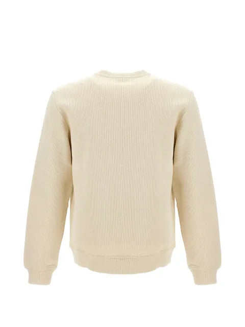 Ea7 Emporio Armani logo-patch ribbed-finish sweater