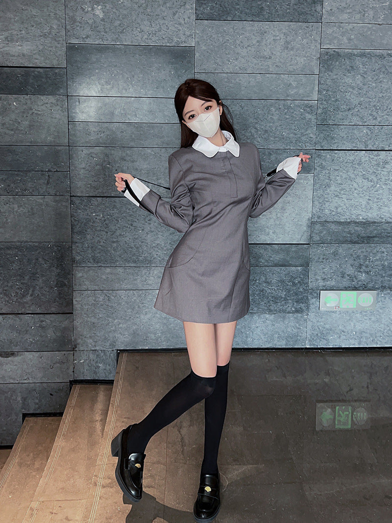 Thom Browne Women's Hooded Contrast Cardigan and Skirt Set