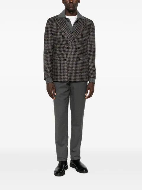 Boglioli houndstooth double-breasted jacket