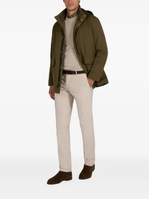 slowear crew-neck slim-fit sweater