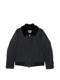 Manzoni 24 shearling-collar zip-up jacket