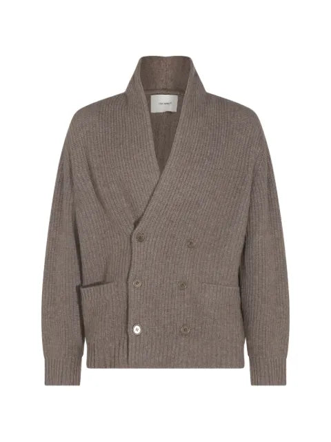 Lisa Yang double-breasted ribbed-knit sweater