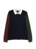 PS Paul Smith colour-block long-sleeve sweater