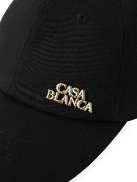 Casablanca logo-plaque baseball cap