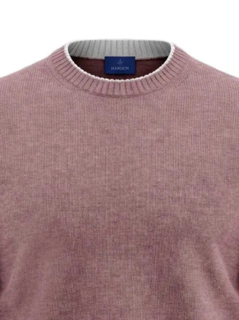 HARDEN ribbed-knit crew-neck sweater