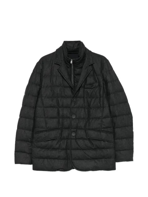 Herno quilted button-up jacket