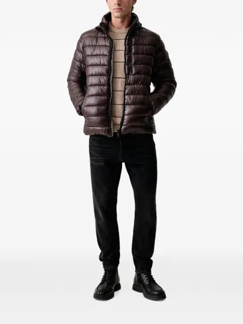 Save The Duck logo-patch padded jacket