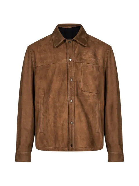 Salvatore Santoro sheepskin panelled jacket