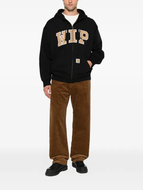 Carhartt WIP logo-appliqué zip-up hoodie