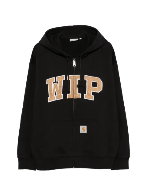 Carhartt WIP logo-appliqué zip-up hoodie