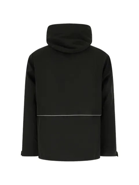 Duno hooded reflective-trim jacket