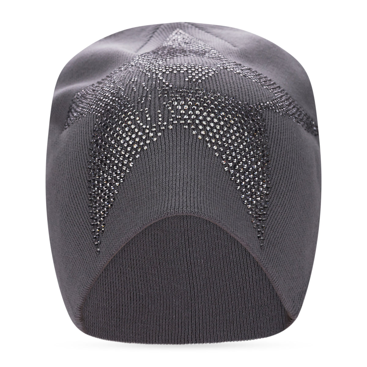 Slate Big 5 Star Rhinestone Skully