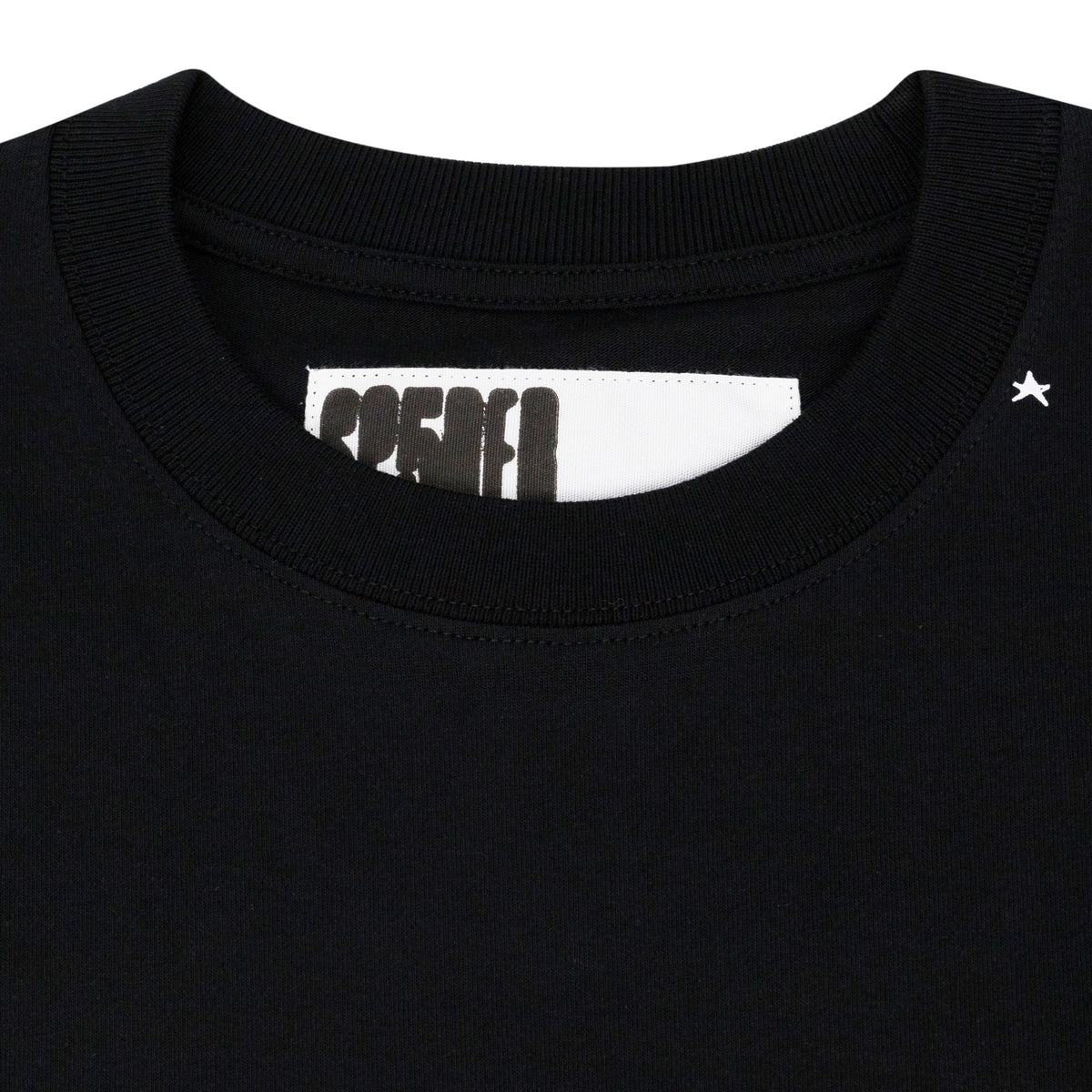 Black Heavy Web Tee