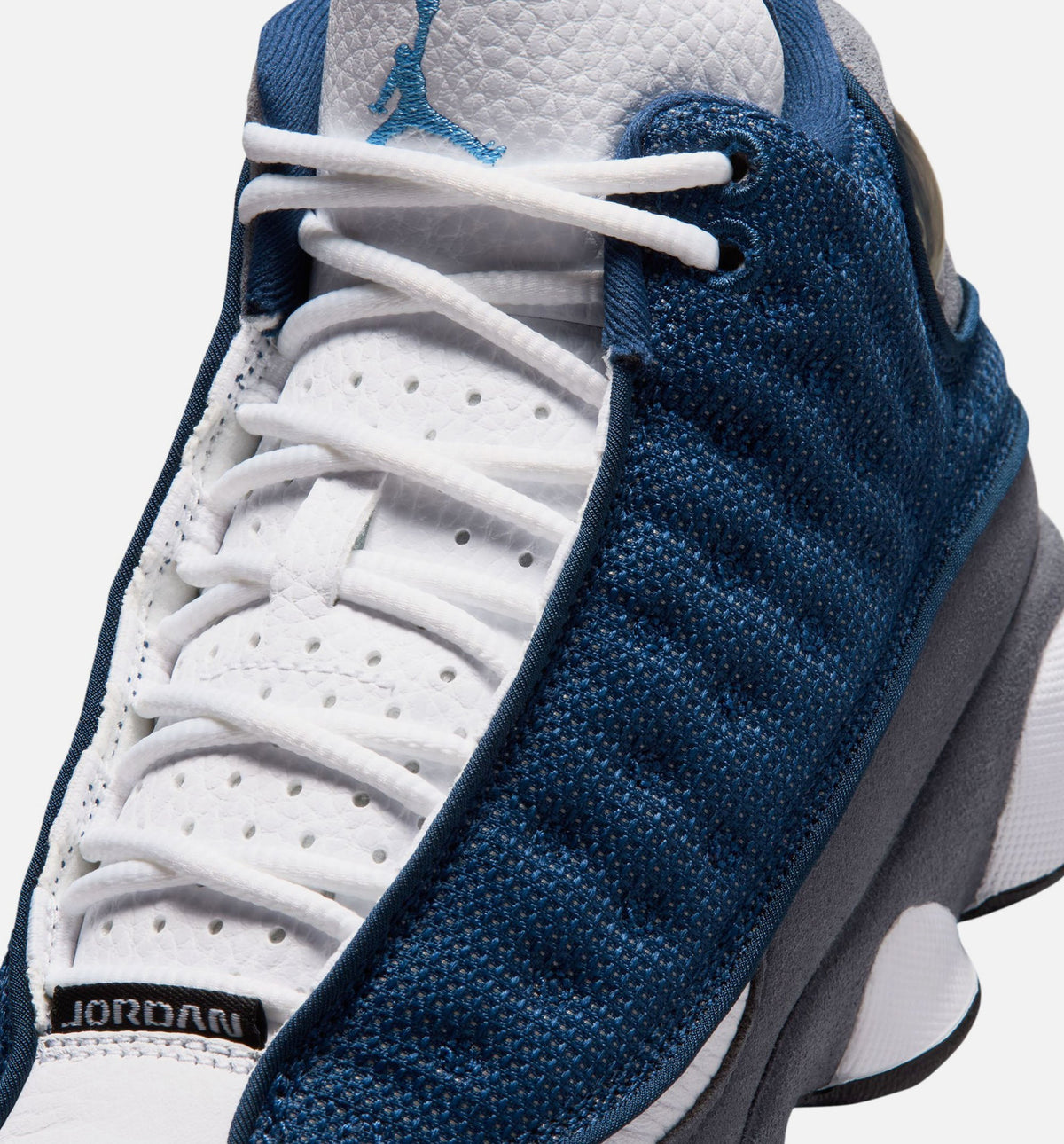 Air Jordan 13 Retro Navy And Flint Grey Grade School Lifestyle Shoes - Navy/University Blue/Flint Grey/White