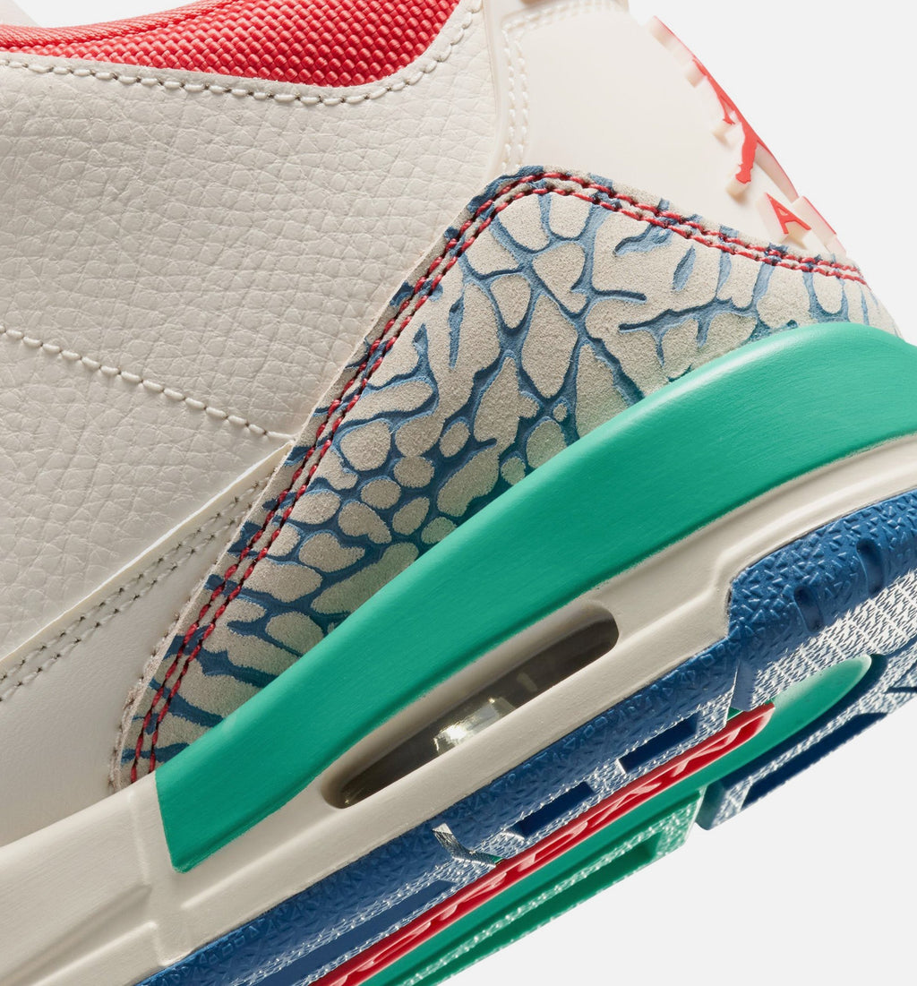 Air Jordan 3 Retro Play Your Way Grade School Shoes