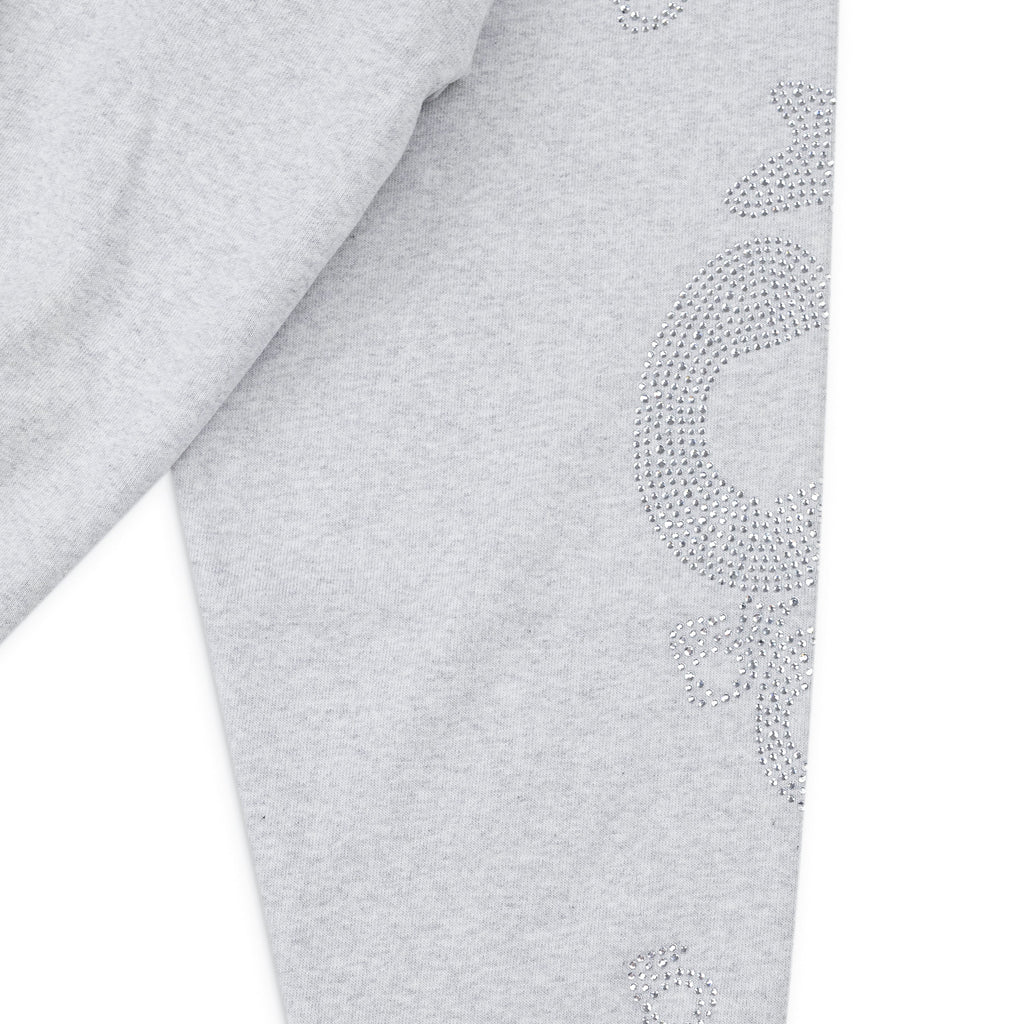 Grey Rhinestone Beluga Hoodie