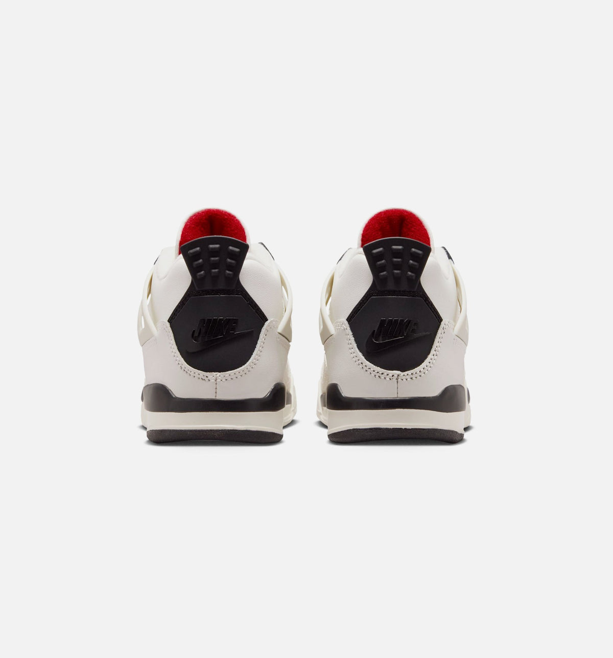 Air Jordan 4 Retro Flight Club Preschool Lifestyle Shoe – Sail/Black/University Red