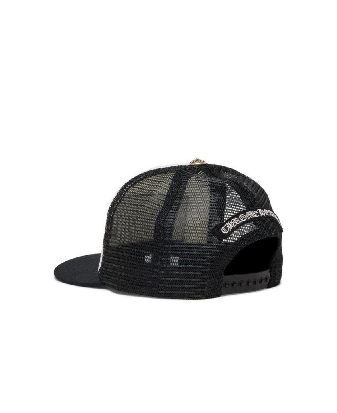 Chrome Hearts Chomper Hollywood Trucker Hat Black/ White
