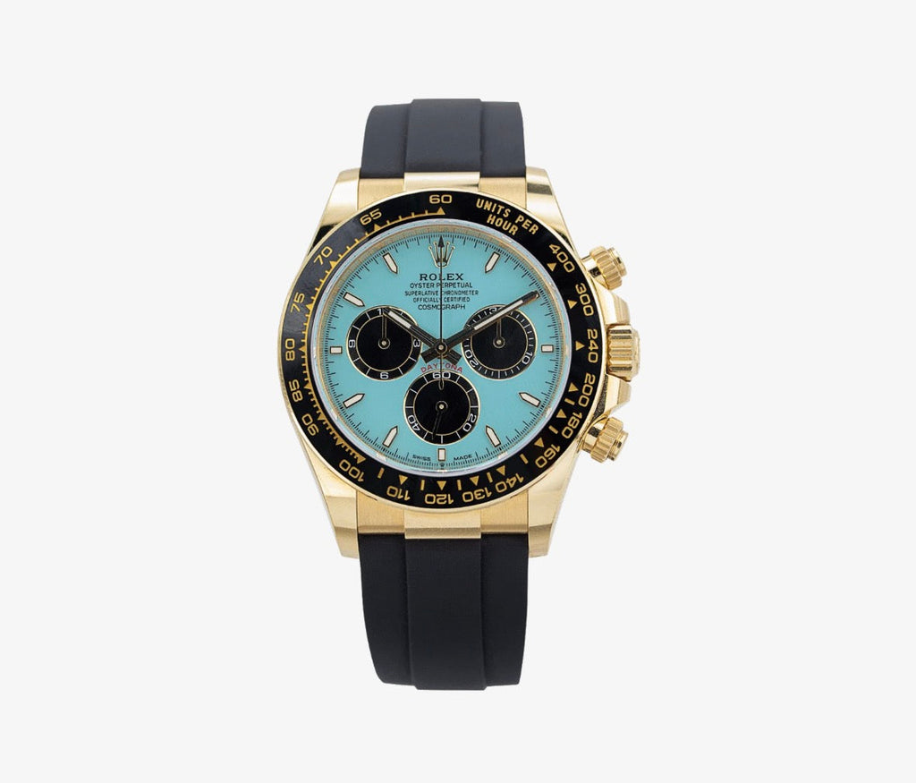 Rolex Daytona OYSTERFLEX ‘TURQUOISE’ BLUE YELLOW 40MM