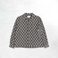 Heresy Trellis Revere Shirt: Black Check