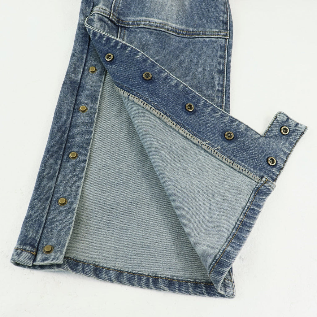 Purple Brand Carpenter Button Hem Denim Jeans Unisex