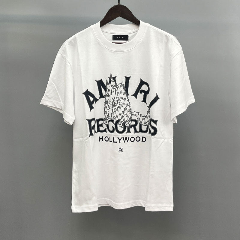 Amiri Multi‑Style Letter Logo Graphic Oversized Tee Streetwear Unisex