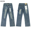 Purple Brand Carpenter Button Hem Denim Jeans Unisex