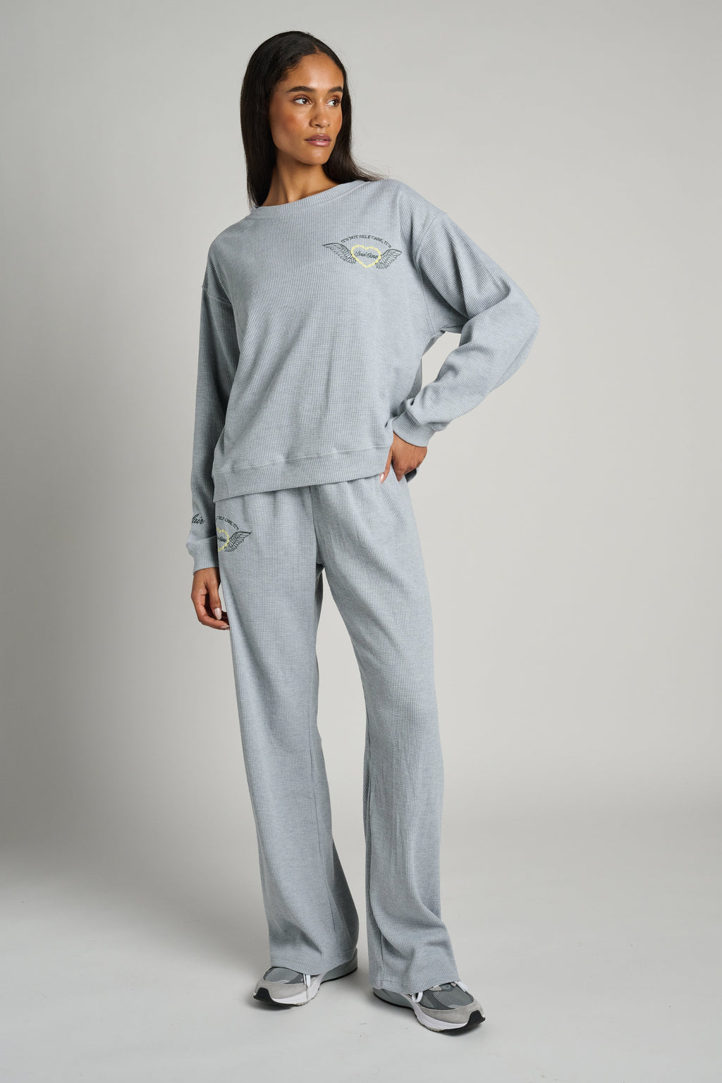 SOUL CARE WAFFLE CREWNECK