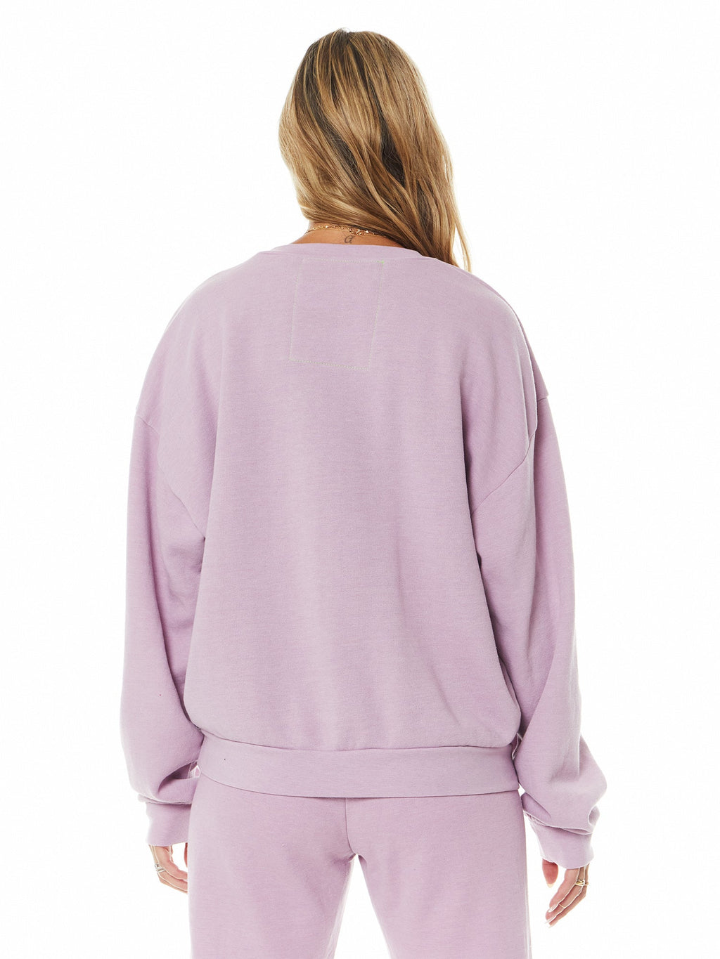 RAINBOW HEART STITCH SWEATSHIR