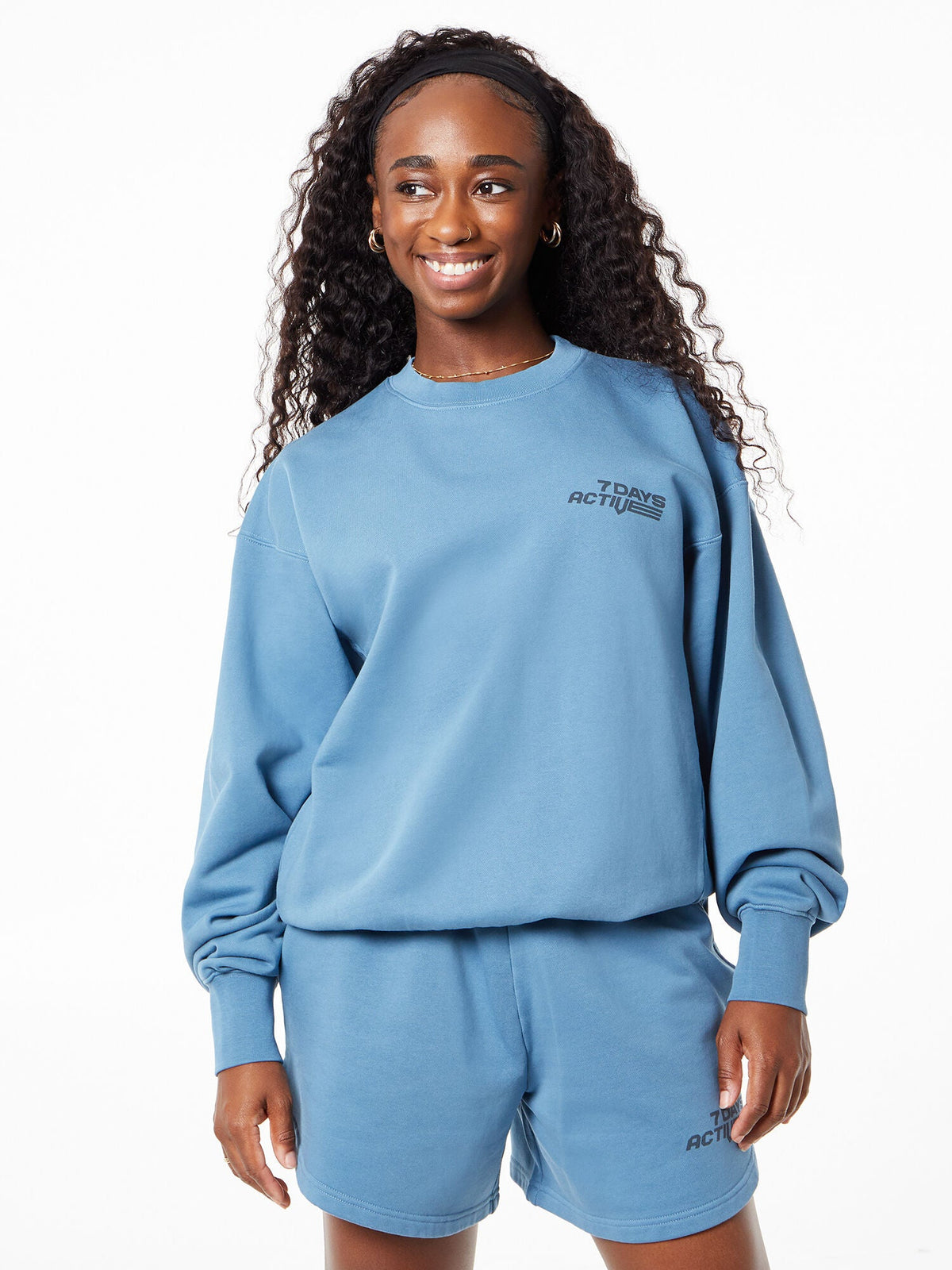 Monday Crew Neck Aegean Blue
