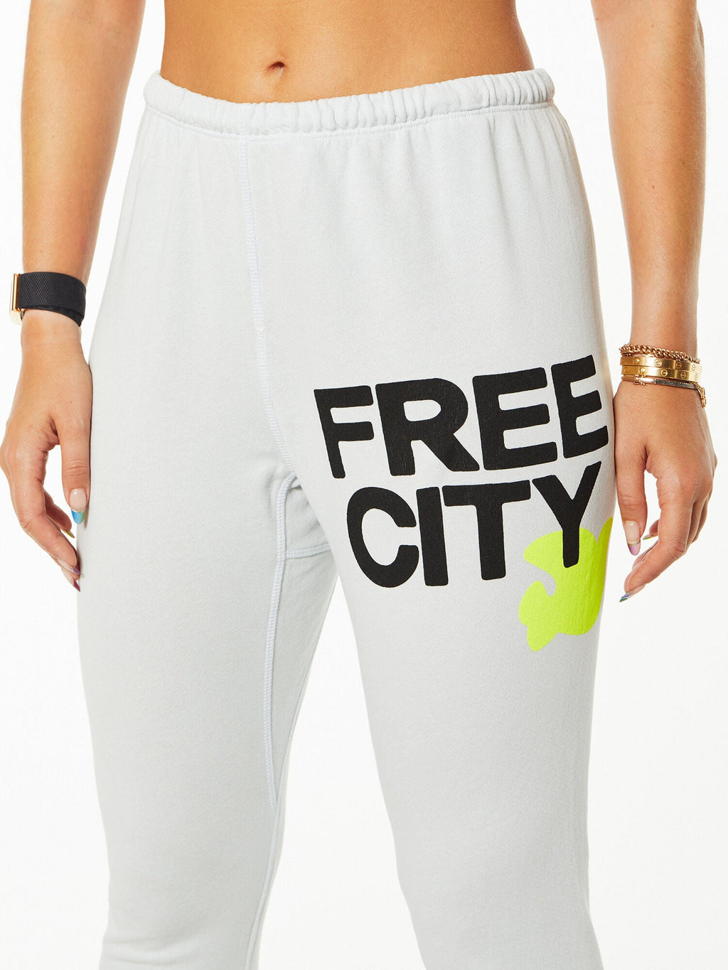 FREECITYLARGE HTHR 3/4 SWEATS