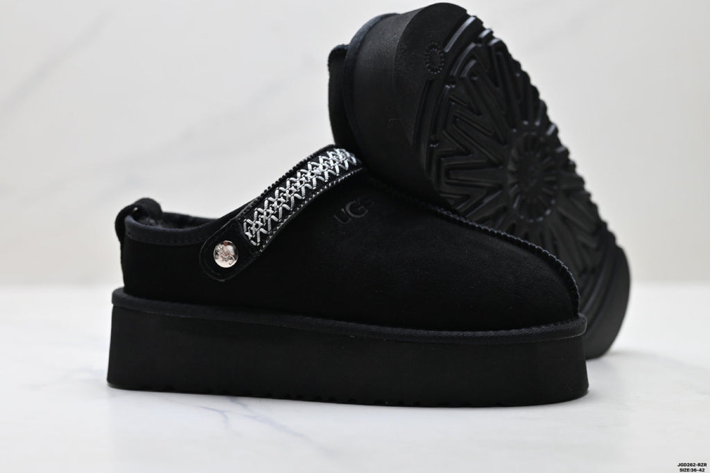 UGG Tazz Shearling Platform Slip-Ons