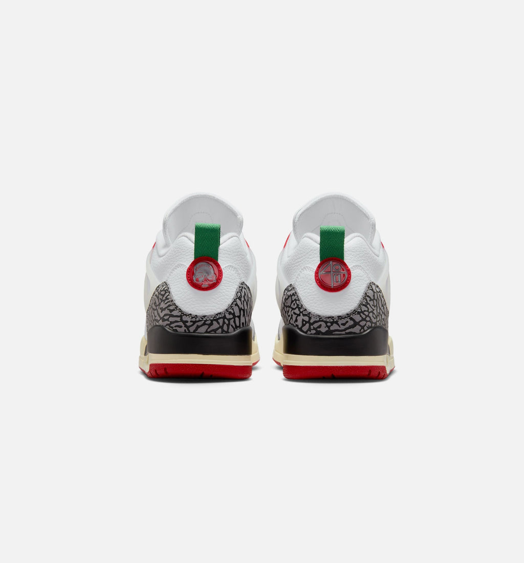 Spizike Low Men's Lifestyle Shoes - White/Black/Sail/Varsity Red