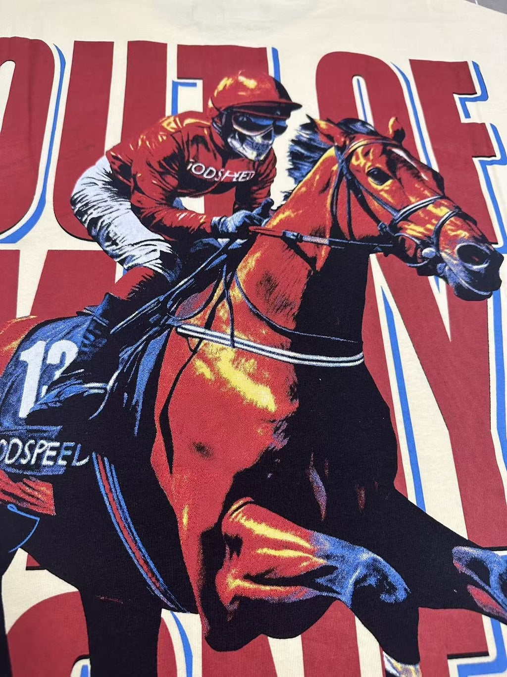 Godspeed Horse Racing Graphic T-Shirt