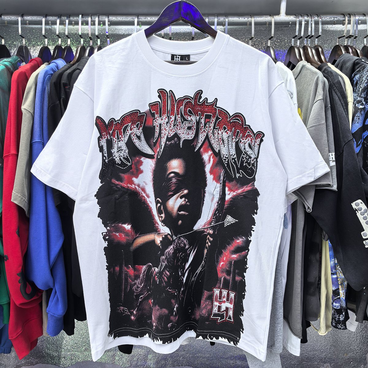 Life Hustlere Warrior Girl Graphic T-Shirt