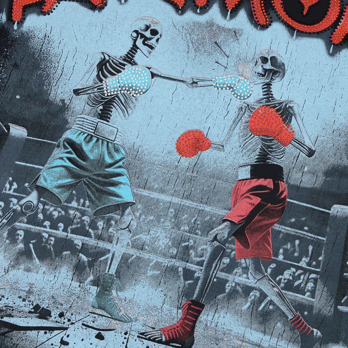HARMONY Boxing Skeleton Graphic T-Shirt
