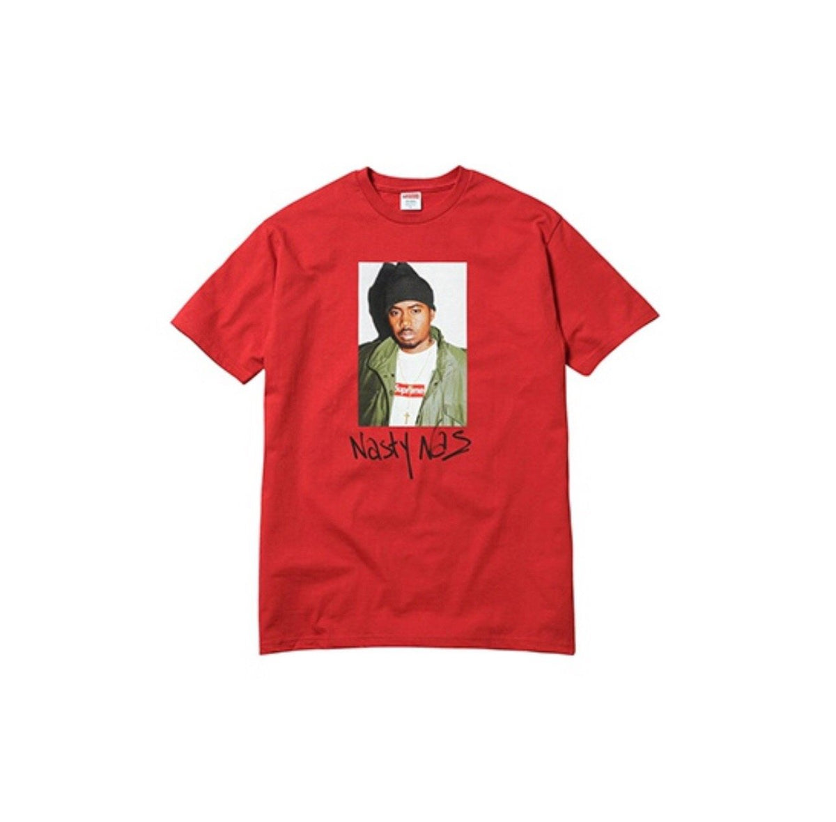 Supreme Nas Portrait Graphic T-Shirt