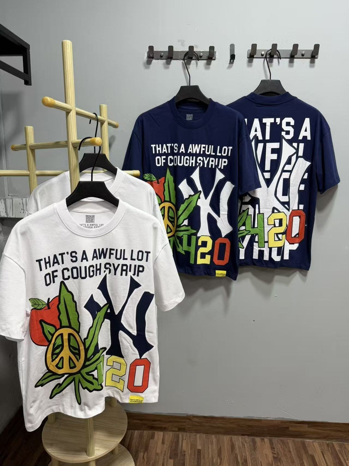 THAT'S A AWFUL LOT OF COUGH SYRUP Front & Back Graphic T-Shirt