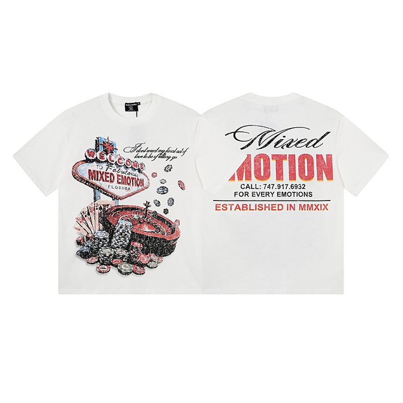 MIXED EMOTION Casino Graphic Short-Sleeve T-Shirt